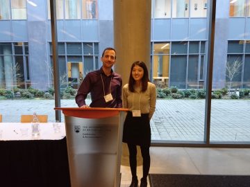 Saki, Filippos, and Alex present at the ICTCT Workshop in Vancouver